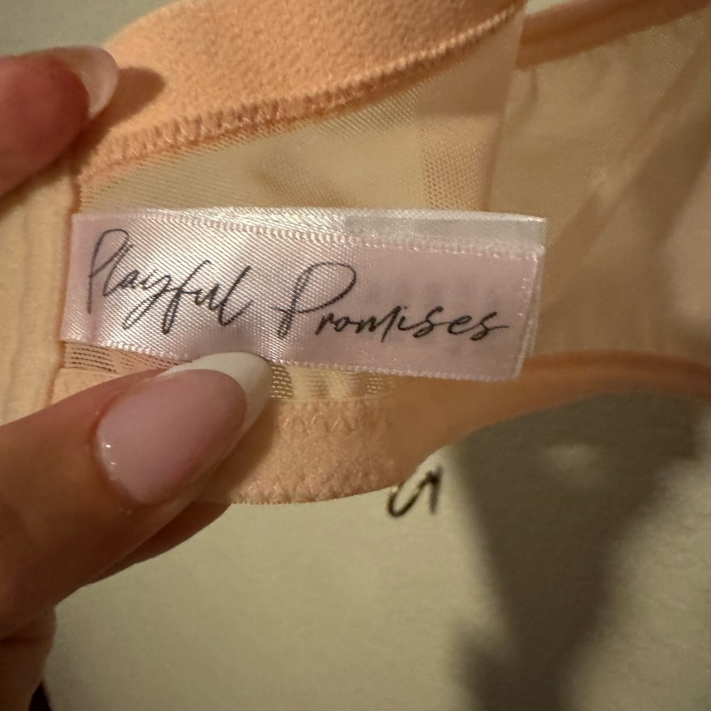 Playful Promises Nola Toffee Diamanté Underwire Bra | US 36I, UK 36G - Picture 11 of 13